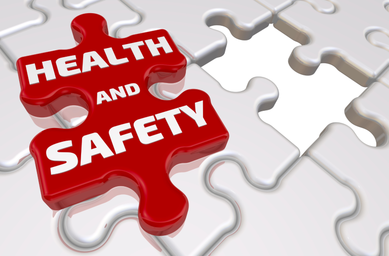 Jigsaw words health and safety