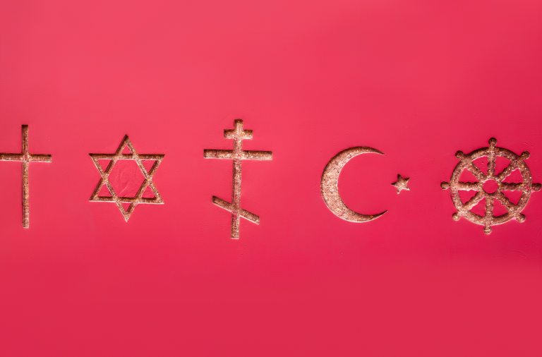 Various religious symbols