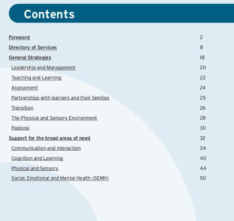 Contents page 